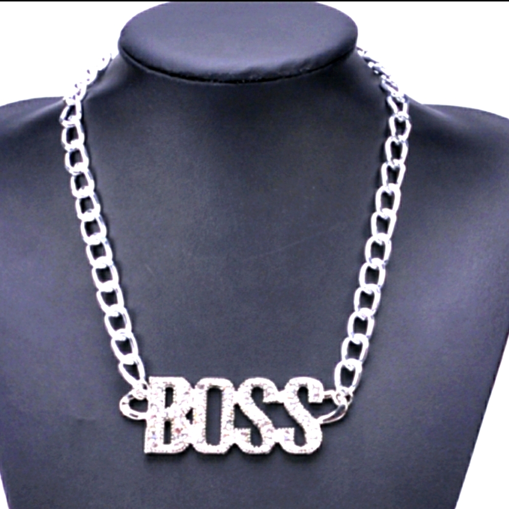 Silver Plated Charm Necklace